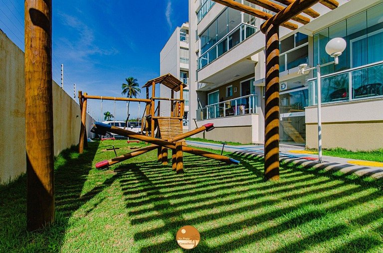 DG01I - Varanda com VISTA MAR, 50m da praia, Piscina, 2 Vaga