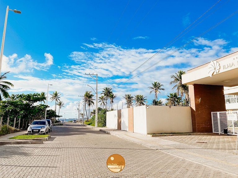 WP10H - 50m da PRAIA, Varanda com Vista Mar, Piscina, 2 Vaga