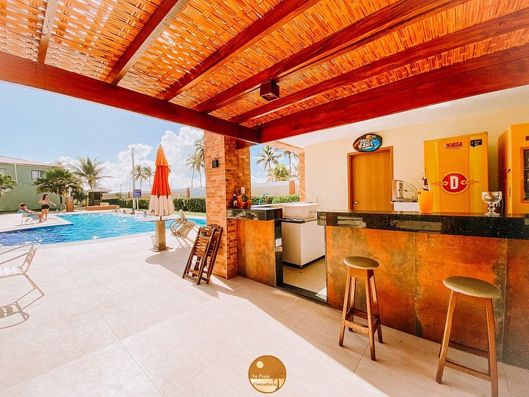 WP03H - PISCINA DE CINEMA, Pé na Areia, Portaria 24hs, Vista