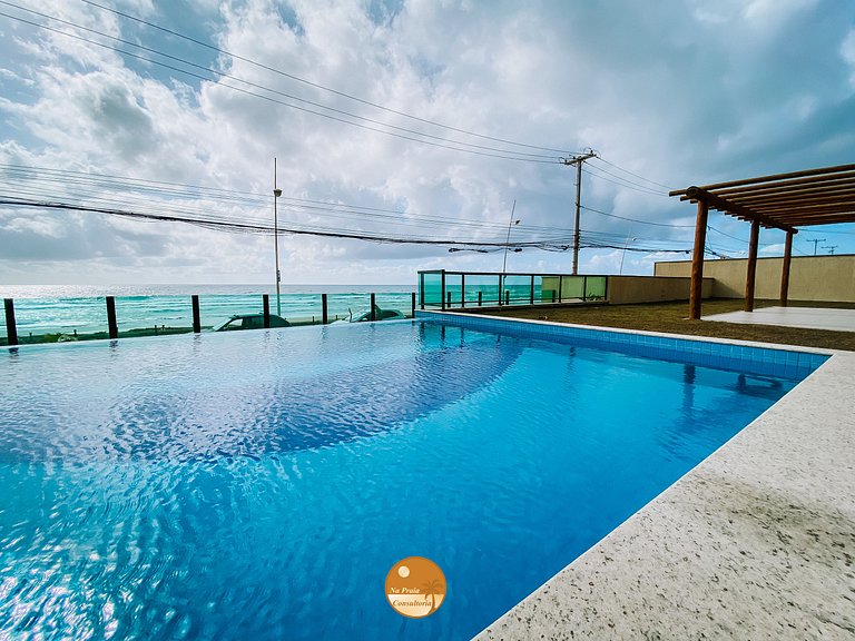 BF02I - PÉ NA AREIA, Piscina Borda Infinita, 5 min. LÔRO e P