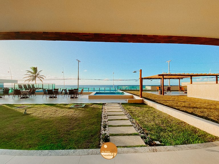 V307-Beira Mar, Varanda Gourmet, Piscina, Academia