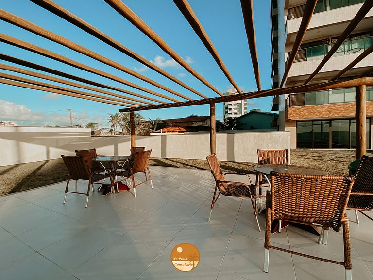V307-Beira Mar, Varanda Gourmet, Piscina, Academia