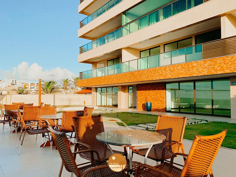 V307 - Beira Mar, Piscina, Academia, Portaria 24hs