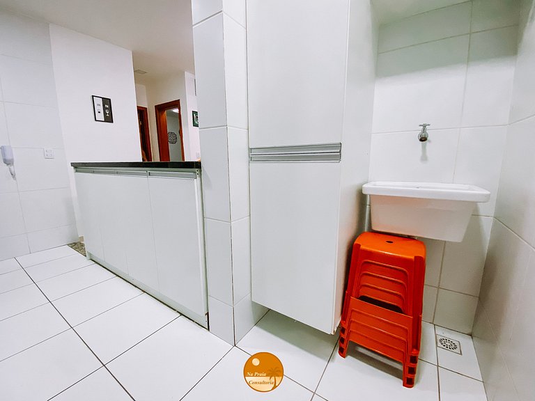 SD103 - 50m da PRAIA, Varanda com Vista Mar, Piscina, 2 Vaga