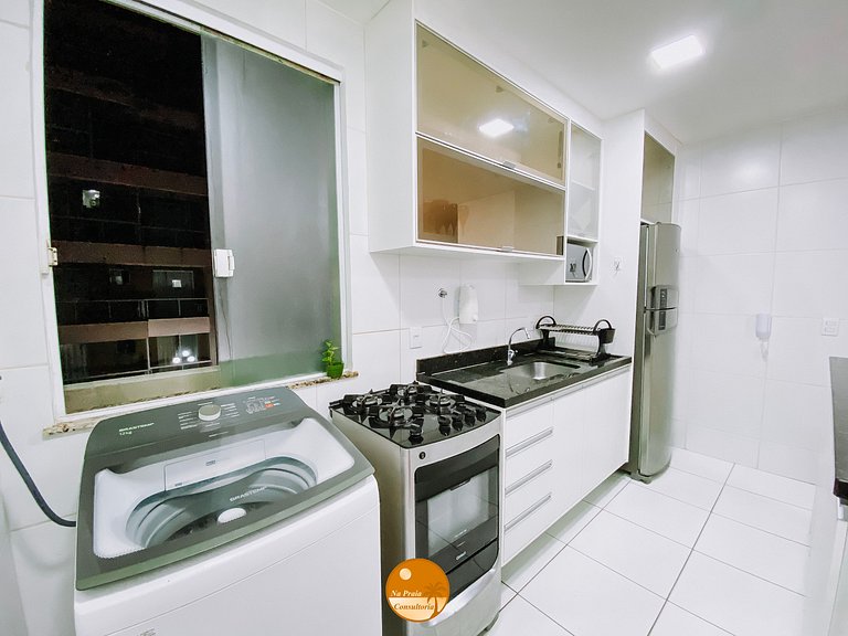 SD103 - 50m da PRAIA, Varanda com Vista Mar, Piscina, 2 Vaga