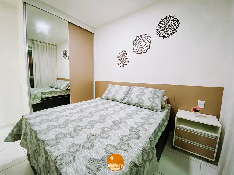 SD103 - 50m da PRAIA, Varanda com Vista Mar, Piscina, 2 Vaga