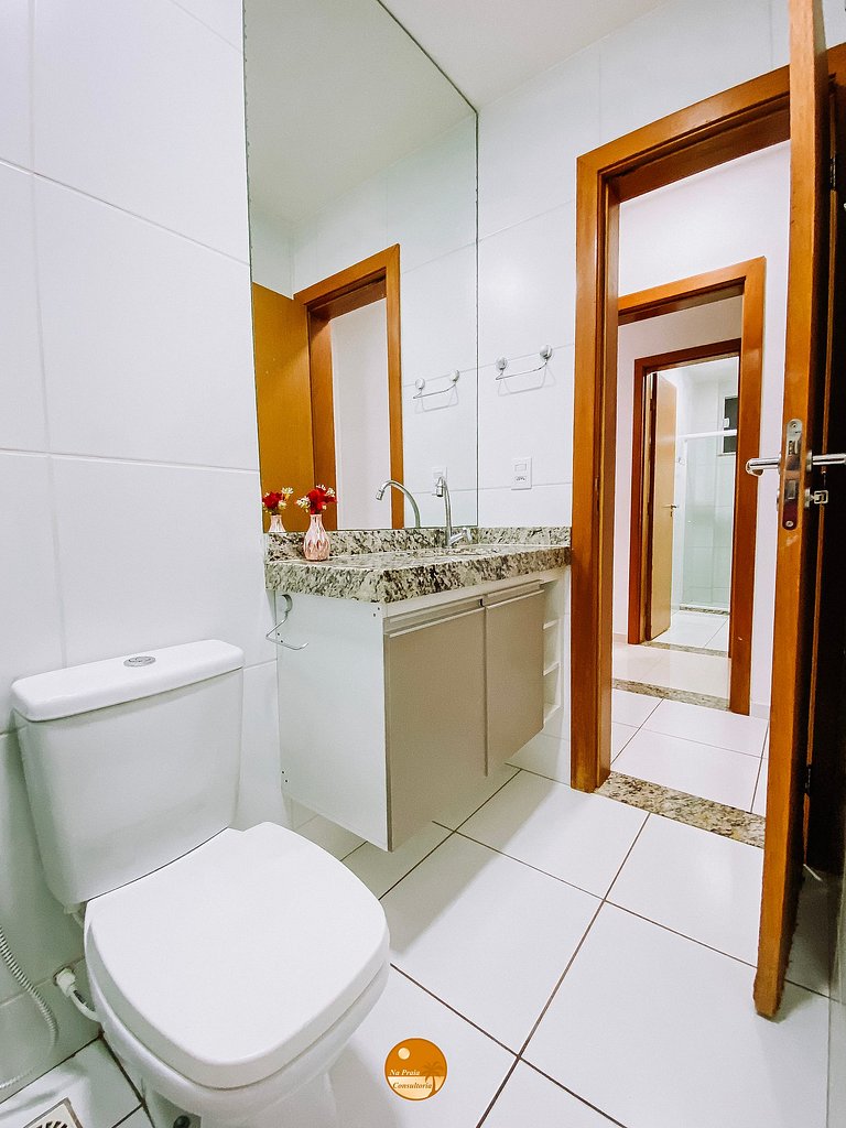 WP10H - 50m da PRAIA, Varanda com Vista Mar, Piscina, 2 Vaga