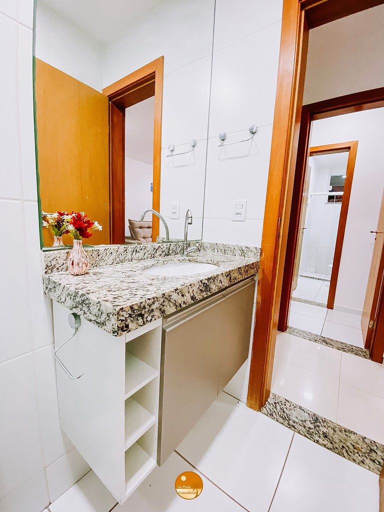 SD103 - 50m da PRAIA, Varanda com Vista Mar, Piscina, 2 Vaga
