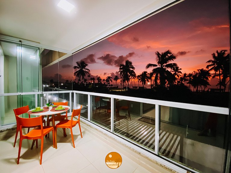 SD103 - 50m da PRAIA, Varanda com Vista Mar, Piscina, 2 Vaga