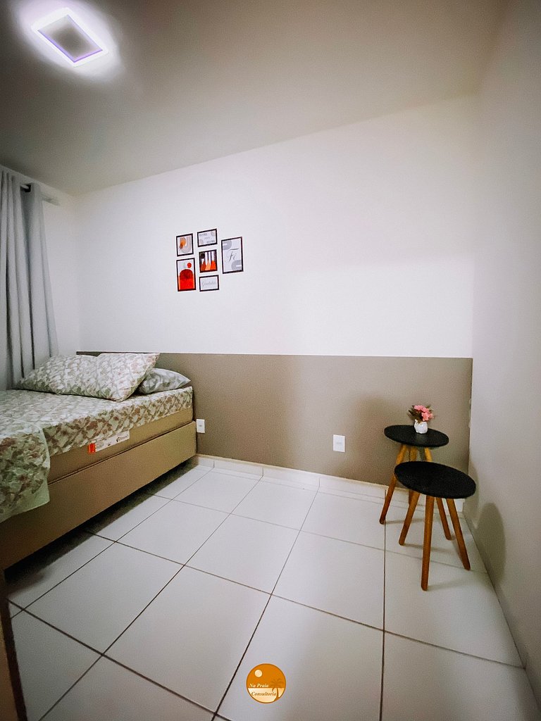 SD103 - 50m da PRAIA, Varanda com Vista Mar, Piscina, 2 Vaga