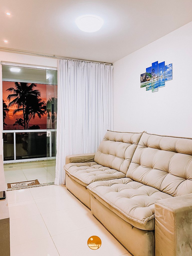 SD103 - 50m da PRAIA, Varanda com Vista Mar, Piscina, 2 Vaga