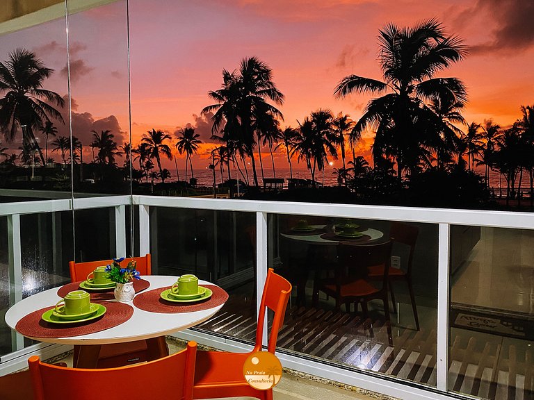WP10H - 50m da PRAIA, Varanda com Vista Mar, Piscina, 2 Vaga