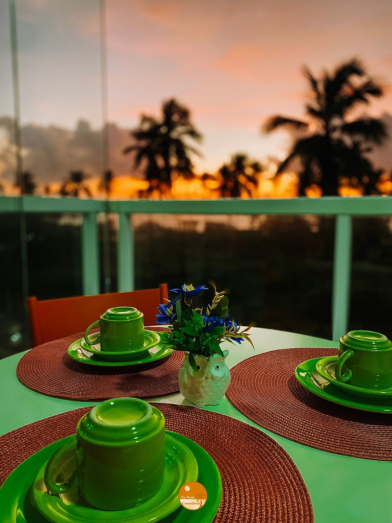 WP10H - 50m da PRAIA, Varanda com Vista Mar, Piscina, 2 Vaga