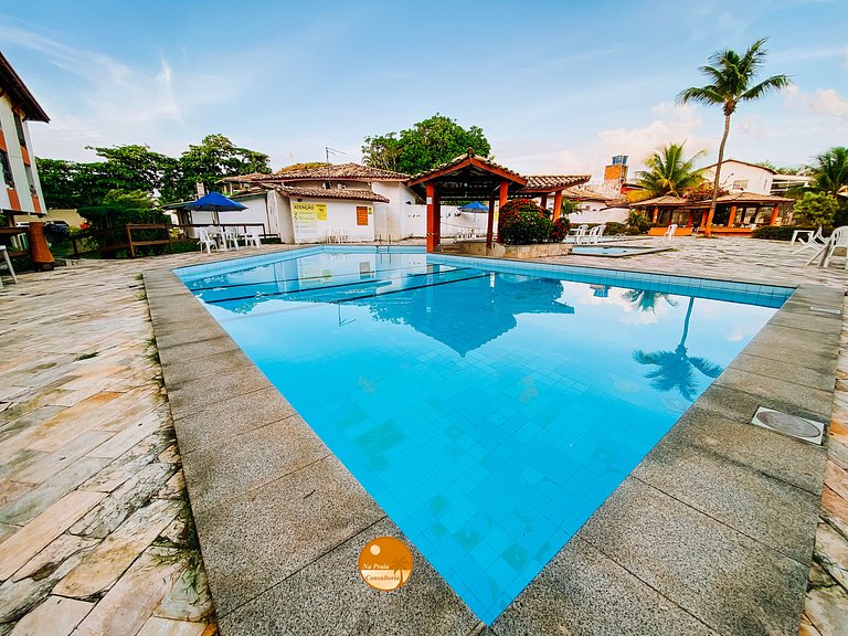 DV02I - 50m da Praia, Piscina, Portaria 24h, Churrasqueira,