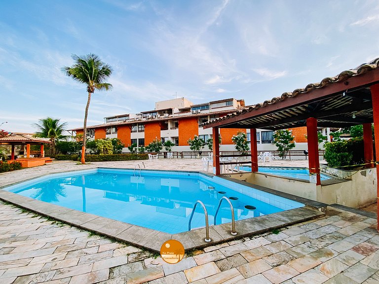 DV02I - 50m da Praia, Piscina, Portaria 24h, Churrasqueira,