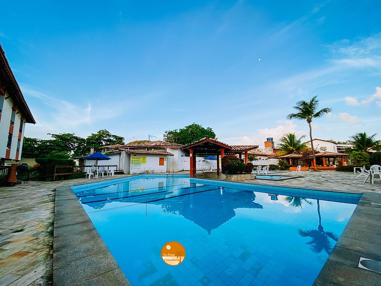 DV02I - 50m da Praia, Piscina, Portaria 24h, Churrasqueira,