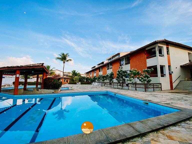 DV02I - 50m da Praia, Piscina, Portaria 24h, Churrasqueira,