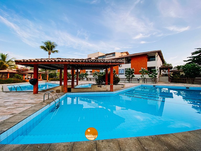 DV02I - 50m da Praia, Piscina, Portaria 24h, Churrasqueira,