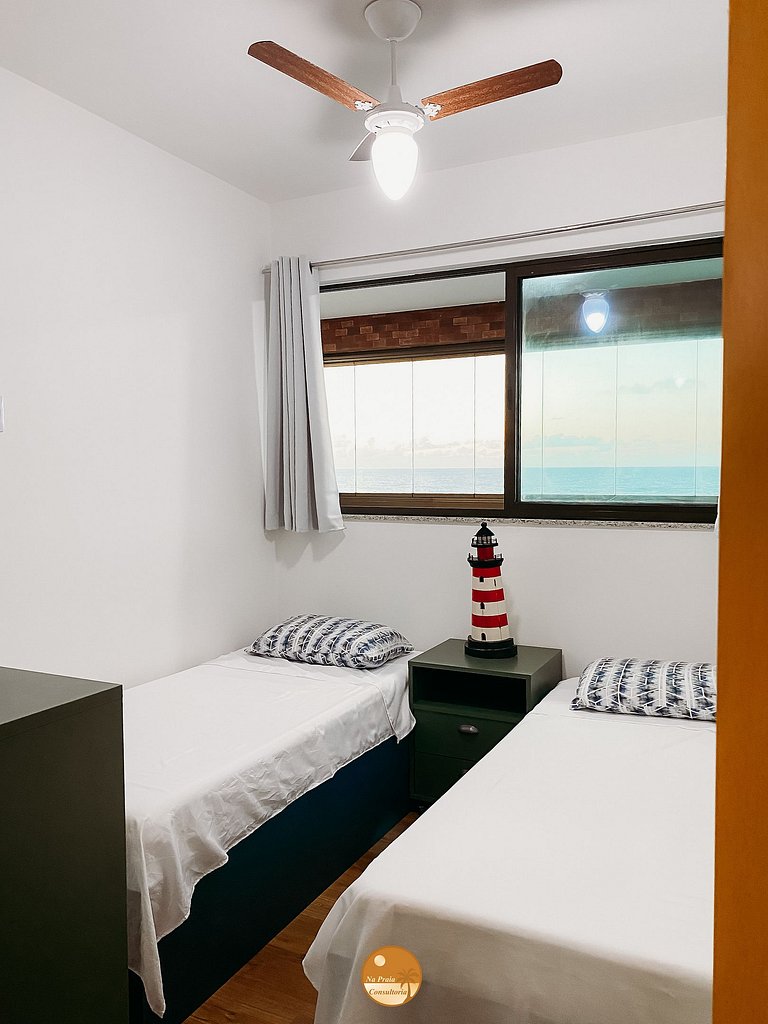 WP01H - Cobertura com Vista de CINEMA, Pé na Areia, Piscina