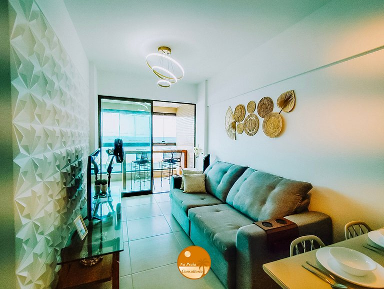 IJ01I - VISTA MAR e Vista para Piscina Borda Infinita, Pé na