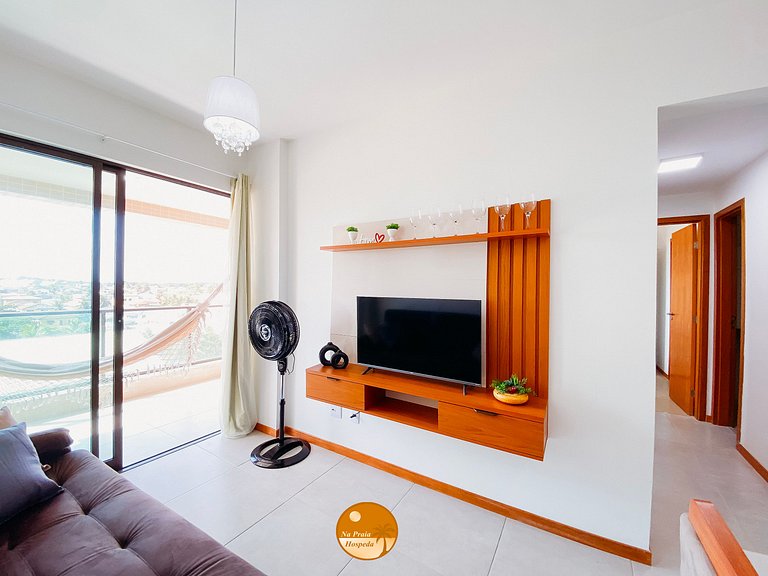 2Q Ar cond, Piscina, Beira Mar, Academia | BF02I