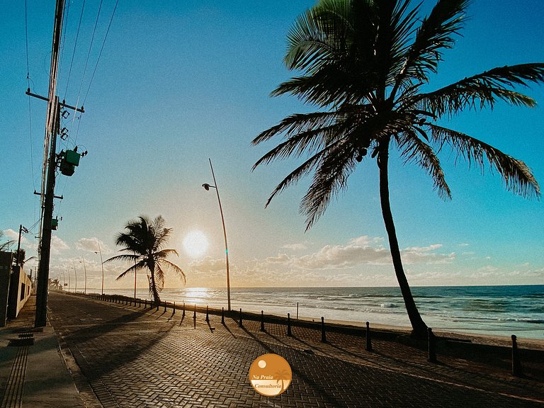 2Q Ar cond, Piscina, Beira Mar, Academia | BF02I