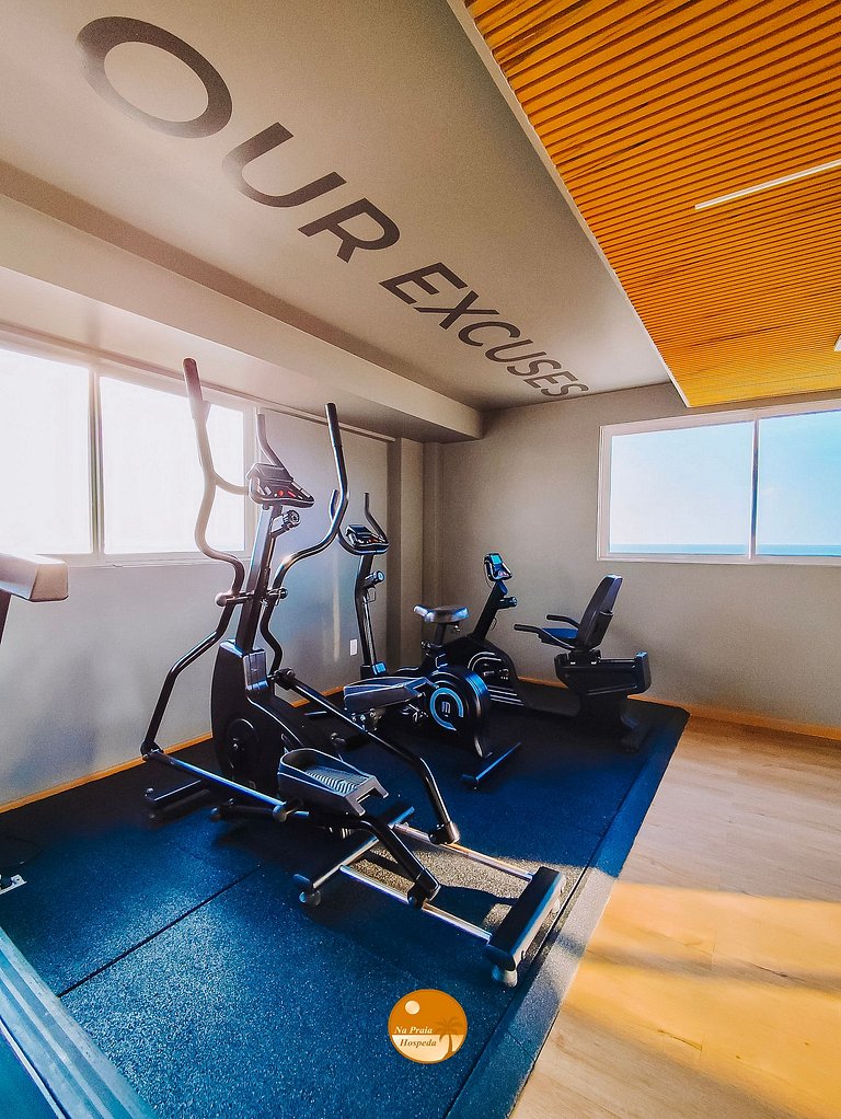 PH605A- Vista Mar, Ar Condic. no quarto e sala