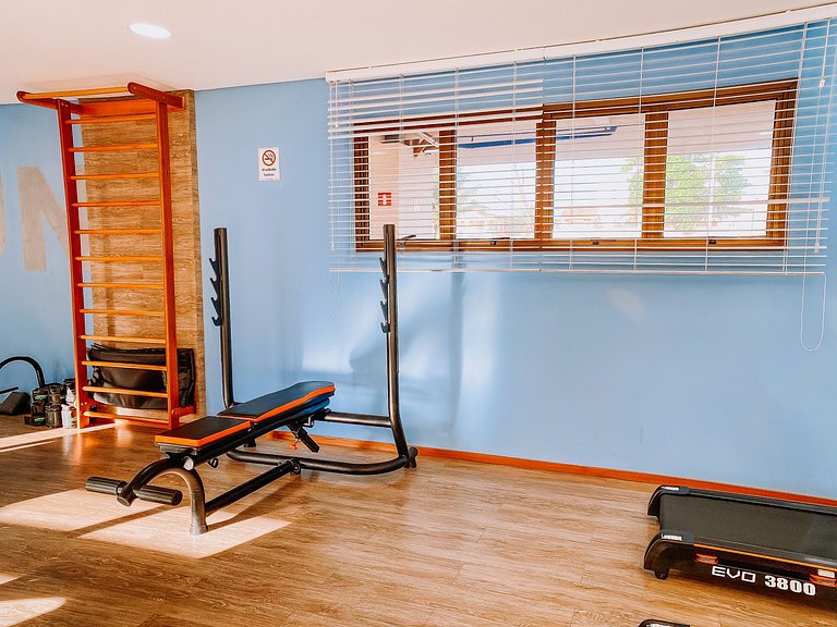 50m da PRAIA, Piscina, Academia, Portaria 24 horas, Churrasq