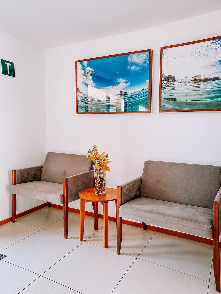 50m da PRAIA, Piscina, Academia, Portaria 24 horas, Churrasq