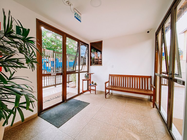 50m PRAIA, Piscina, Churrasqueira, Portaria 24hs