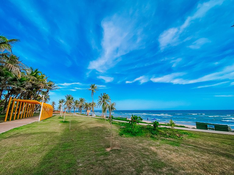 50m PRAIA, Piscina, Churrasqueira, Portaria 24hs