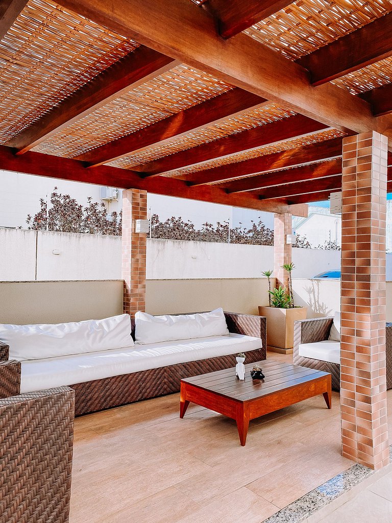 50m da PRAIA, Piscina, Academia, Portaria 24 horas, Churrasq