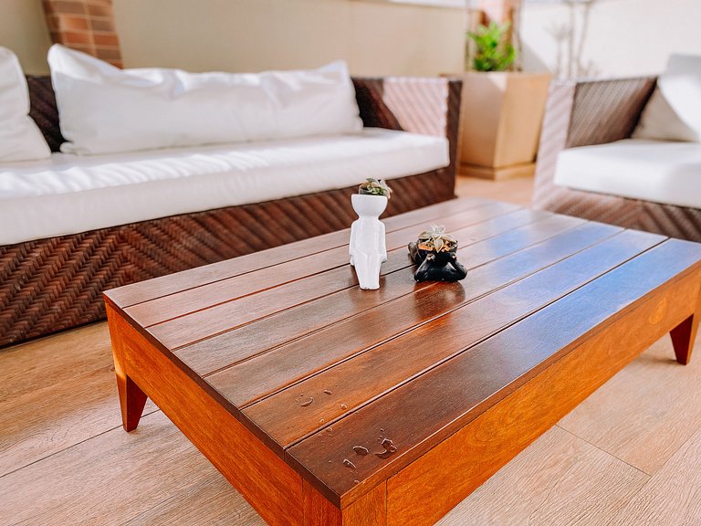 VF407- 50m da Praia, Piscina, Garagem, Academia