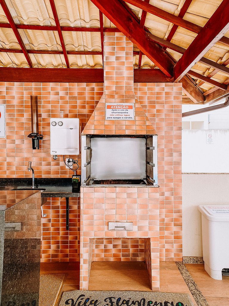 50m da PRAIA, Piscina, Academia, Portaria 24 horas, Churrasq