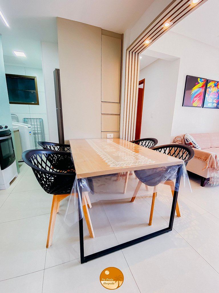 50m da praia, Piscina, Churrasqueira | GV01I