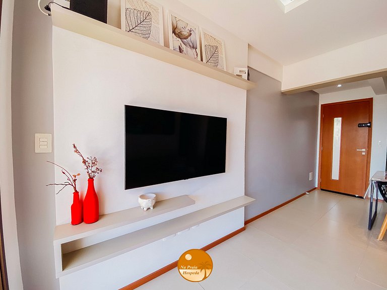 50m PRAIA, Piscina, Churrasqueira, Portaria 24hs