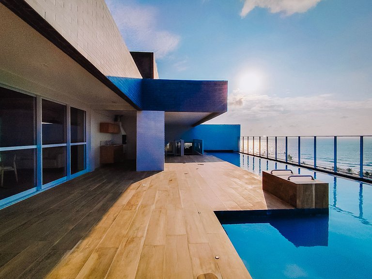 PH605A- Vista Mar, Ar Condic. no quarto e sala