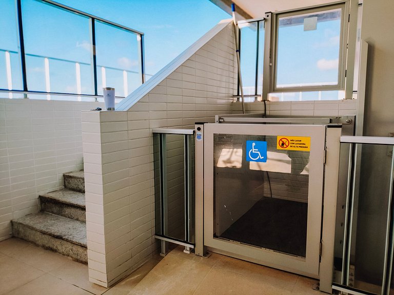 PH605A- Vista Mar, Ar Condic. no quarto e sala