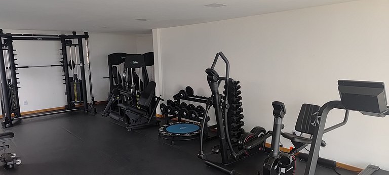 2Q Ar cond, Piscina, Beira Mar, Academia | BF02I