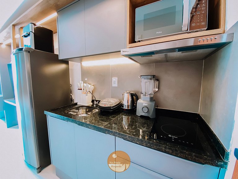 M1104 - Studio Vista Mar - Parcele em 6x S/ Juros