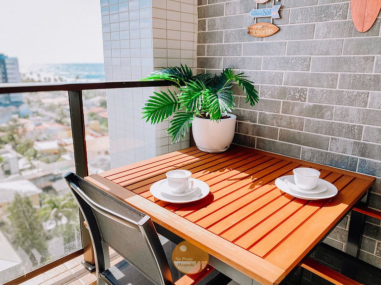 M1104 - Studio Vista Mar - Parcele em 6x S/ Juros