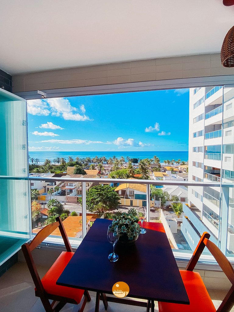 PH605A- Vista Mar, Ar Condic. no quarto e sala