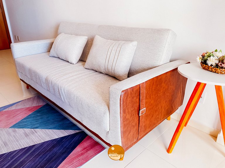 PH605A- Vista Mar, Ar Condic. no quarto e sala