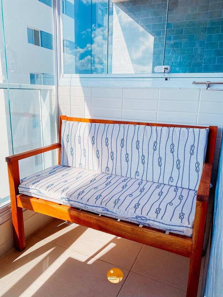 PH605A- Vista Mar, Ar Condic. no quarto e sala