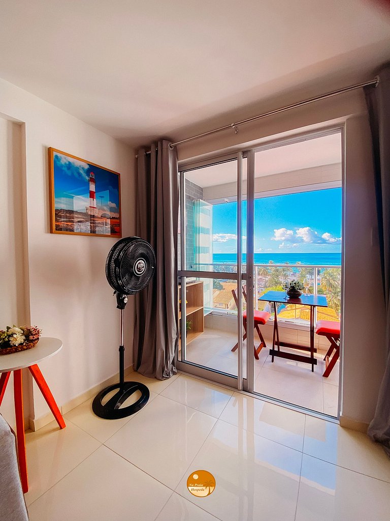 PH605A- Vista Mar, Ar Condic. no quarto e sala