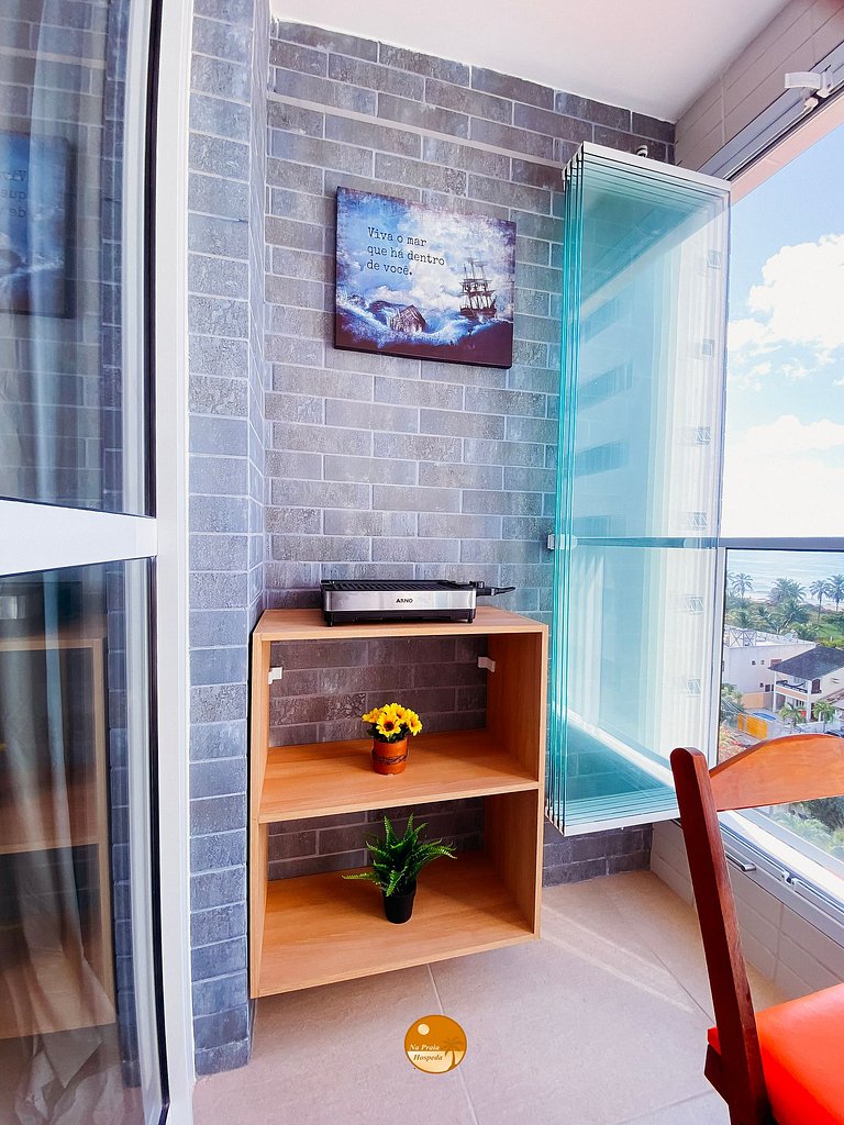 PH605A- Vista Mar, Ar Condic. no quarto e sala