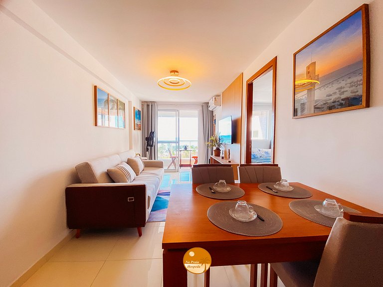 PH605A- Vista Mar, Ar Condic. no quarto e sala