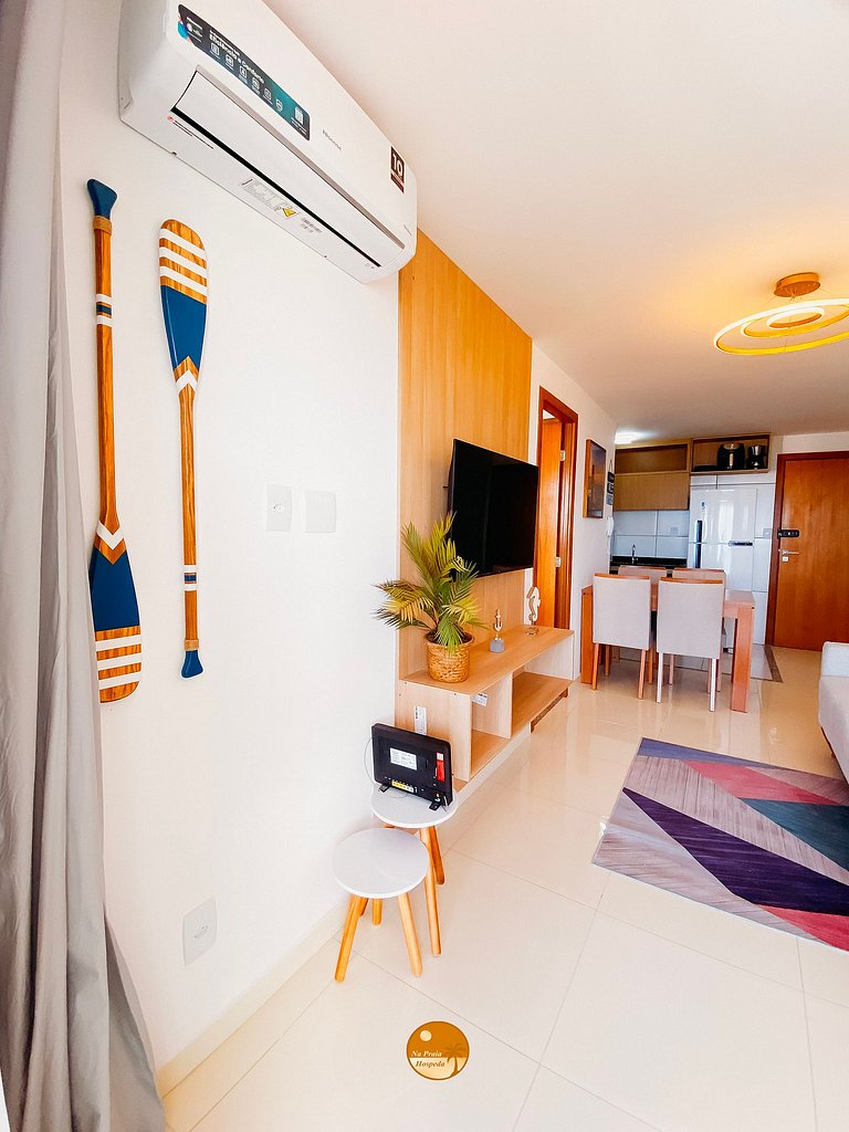 PH605A- Vista Mar, Ar Condic. no quarto e sala