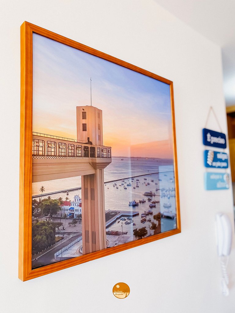 PH605A- Vista Mar, Ar Condic. no quarto e sala