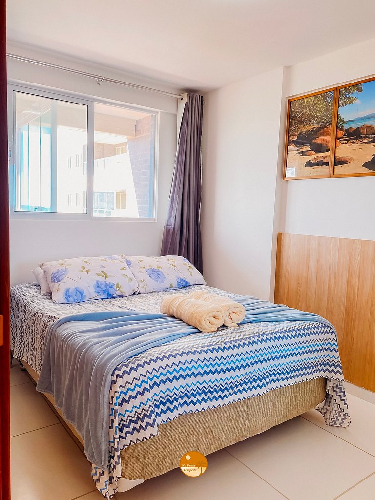 PH605A- Vista Mar, Ar Condic. no quarto e sala